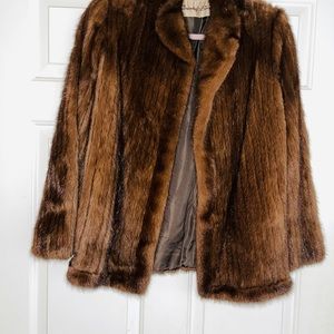 Rosendord/Evans Natural mahogany Mink Jacket